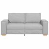 vidaXL Dvosjed Sofa Oblačno Siva 140 cm Tkanina