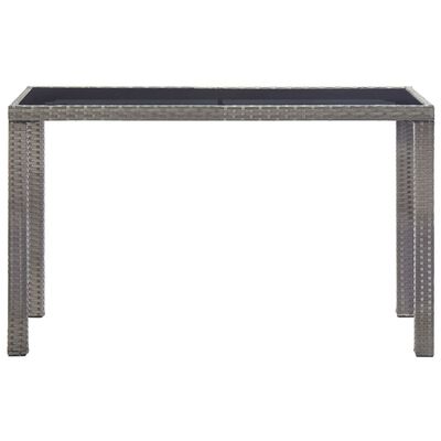 vidaXL Vrtni stol antracit 123 x 60 x 74 cm od poliratana