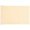 vidaXL Balkonski zaslon za privatnost krem 300 x 120 cm PVC
