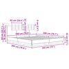 vidaXL Okvir kreveta s uzglavljem s uzglavljem Staro drvo 180 x 200 cm