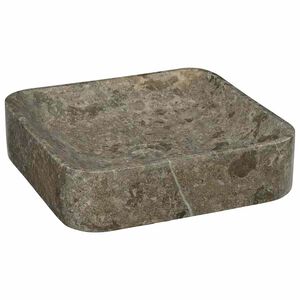 vidaXL Umivaonik sivi 40 x 40 x 10 cm mramorni