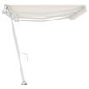 vidaXL Samostojeća automatska tenda 600 x 350 cm krem