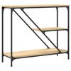 vidaXL Konzolni stol boja hrasta sonome 88,5x30x75cm konstruirano drvo