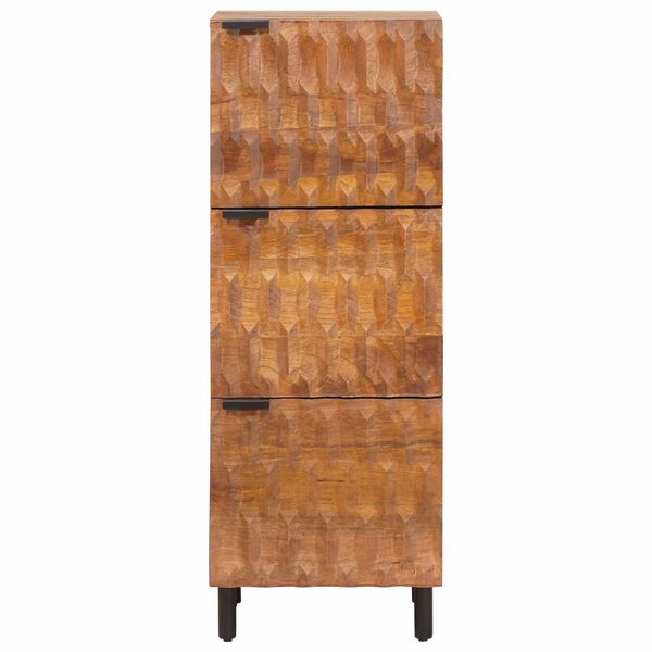 vidaXL Highboard Fin&scaron; acacije smeđa 40 x 33 x 110 cm Čvrsto drvo manga
