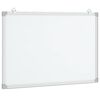 vidaXL Magnetna ploča bijela 80 x 60 x 1,7 cm aluminijska