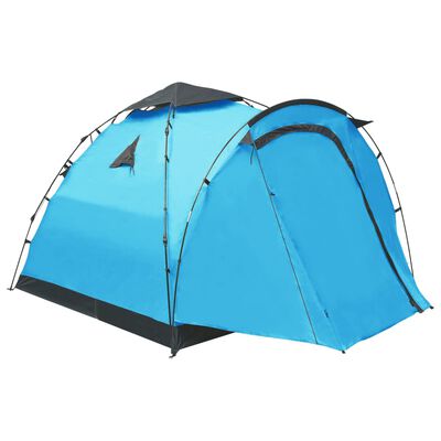 vidaXL Prigodni šator za kampiranje za 3 osobe plavi
