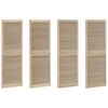 vidaXL Ormarna vrata s vratima 4 pcs Prirodna 170 x 2,1 x 59,5 cm