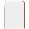 vidaXL Viseći ormarić 2 pcs Stari drvo i bijela 40 x 31 x 40 cm