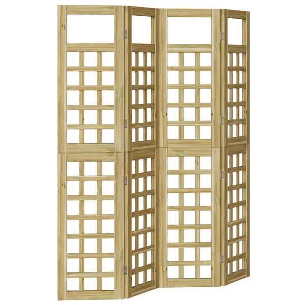 vidaXL Zaslon za privatnost 4 pcs Smeđa 160 x 180 cm