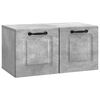 vidaXL TV ormar za zid Zidne Betonska siva 59,5 x 31 x 30 cm