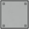 vidaXL Zidna magnetna ploča crna 40 x 40 cm  od kaljenog stakla