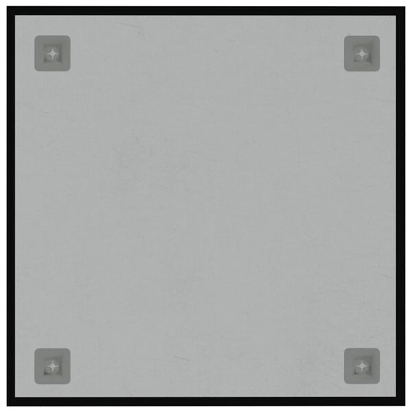 vidaXL Zidna magnetna ploča crna 40 x 40 cm  od kaljenog stakla