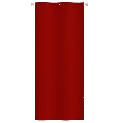vidaXL Balkonski zastor crveni 100 x 240 cm od tkanine Oxford