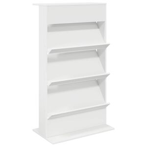 vidaXL Polica za časopise Bijelo 70 x 41 x 126 cm Konstruirano drvo