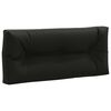 vidaXL Jastučić za palete VIANEN 100% poliester Crna 120 x 40 x 12 cm