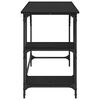 vidaXL Stol Crni hrast 120 x 50 x 75 cm Konstruirano drvo