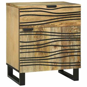 vidaXL Noćni ormar Prirodna 50 x 33 x 60 cm Konstruirano drvo