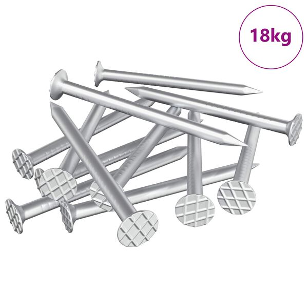 vidaXL Čavli za Drvo 100000 pcs Srebrno Metal