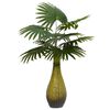 vidaXL Umjetna biljka palma 9 listova 65 cm zelena