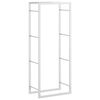 vidaXL Stalak za drva za ogrjev 50x28x132 cm od nehrđajućeg čelika