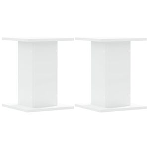 vidaXL Stalci za biljke 2 kom bijeli 30 x 30 x 40 cm konstruirano drvo