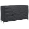 vidaXL Pokrov za namje&scaron;taj Jednobojno Crna 180 x 70 x 90 cm 210D