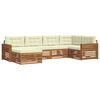 vidaXL Set vanjskih sofa s jastukom 6 pcs Prirodna i krem