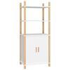 vidaXL Visoka komoda bijela 60 x 40 x 141 cm od konstruiranog drva
