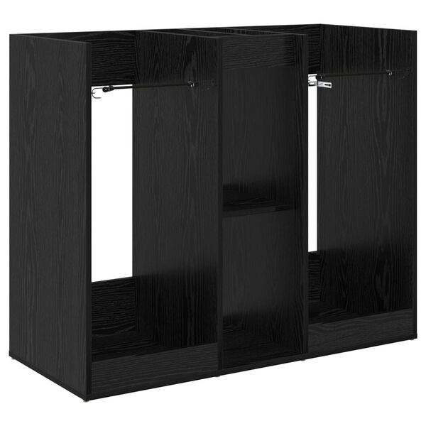 vidaXL Golf ormar Jednobojno Crni hrast 102 x 45 x 85,5 cm