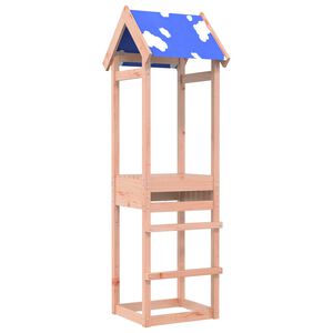 vidaXL Igraći Toranj Smeđa 52,5 x 46,5 x 195 cm Solidno Douglas Drvo