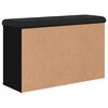vidaXL Klupa za cipele crna 82 x 32 x 50 cm od konstruiranog drva