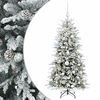 vidaXL Umjetno božićno drvce s kuglicom 150 cm 150 LED lampica