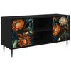 vidaXL TV ormar LOCHEM 102 x 33 x 51 cm Crni hrast Konstruirano drvo