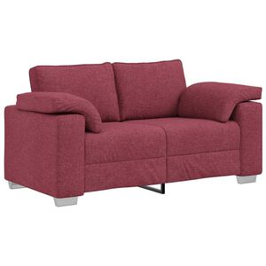 vidaXL Sofa Vinska crvena 160 x 80 x 82 cm tkanina