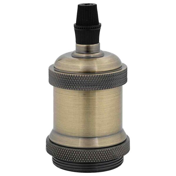 vidaXL Grla za žarulje 2 kom bronca E27