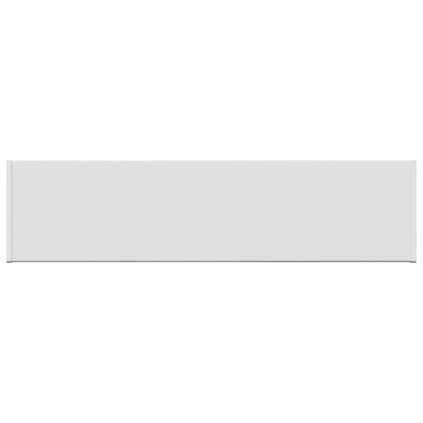 vidaXL Prozorska klupčica Bijelo 80 x 25 x 4,5 cm PVC