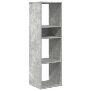 vidaXL Ormarić za knjige boja betona 34x31x112 cm konstruirano drvo