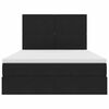 vidaXL Krevet s madracem i skladi&scaron;tem Crna 140 x 190 cm Bar&scaron;un