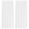 vidaXL Voile zavjesa 2 kom. Bijelo 175 x 140 cm Poliester