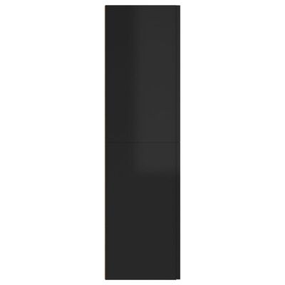 vidaXL TV ormarić sjajni crni 30,5 x 30 x 110 cm od konstruiranog drva