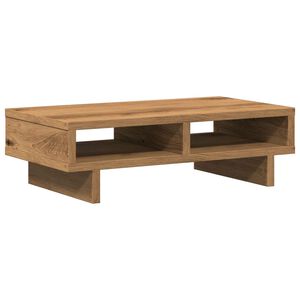 vidaXL Stalak za monitor boja hrasta 50x27x15 cm konstruirano drvo