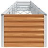 vidaXL Povi&scaron;ena vrtna gredica 485 x 50 x 36 cm Cinkani čelik