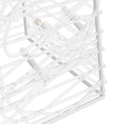 vidaXL Akrilni ukrasni stožac s LED svjetlima topli bijeli 90 cm