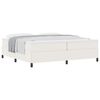 vidaXL Krevet s opruga kutije Krem 200 x 200 cm Kordura tekstil