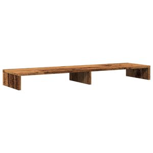 vidaXL Stalak za monitor boja drva 100x27x10 cm konstruirano drvo