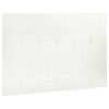 vidaXL Sobne pregrade sa 6 panela 2 kom bijele 240 x 180 cm čelične