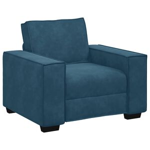 vidaXL Sofa fotelja plava 100x78x84 cm bar&scaron;un