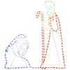 vidaXL Božićne figure Marije i Josipa s 264 LED žarulje 40x55-38x100cm