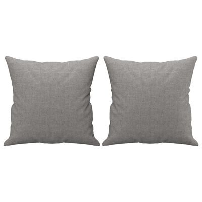 vidaXL Trosjed s jastucima svjetlosivi 180 cm od tkanine