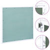 vidaXL Pristupna ploča s aluminijskim okvirom i knaufom 500 x 500 mm